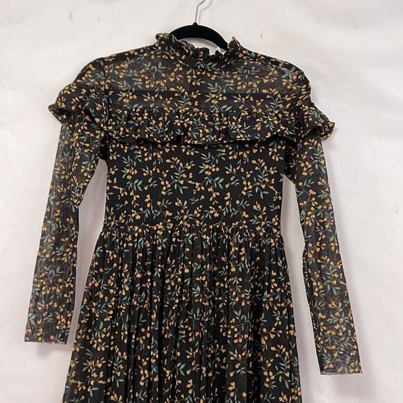 GANNI TILDEN MESH DRESS SIZE 36 S - Picture 3 of 11